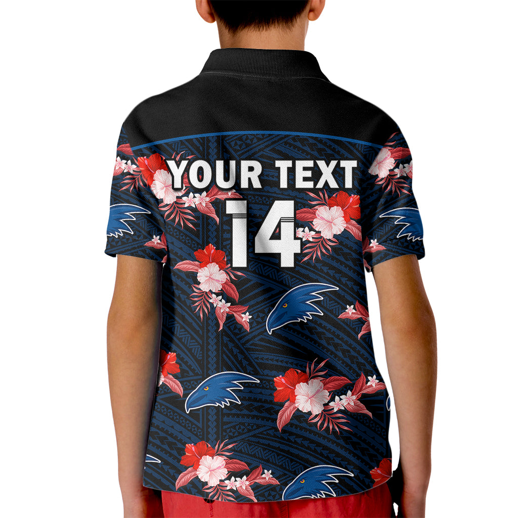 custom-text-and-number-adelaide-crows-football-kid-polo-shirt-polynesian-tribal-mix-tropical-hawaiian-style
