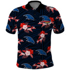 custom-text-and-number-adelaide-crows-football-polo-shirt-polynesian-tribal-mix-tropical-hawaiian-style