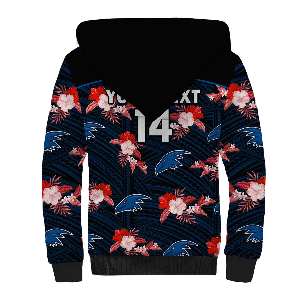 custom-text-and-number-adelaide-crows-football-sherpa-hoodie-polynesian-tribal-mix-tropical-hawaiian-style