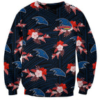 custom-text-and-number-adelaide-crows-football-sweatshirt-polynesian-tribal-mix-tropical-hawaiian-style