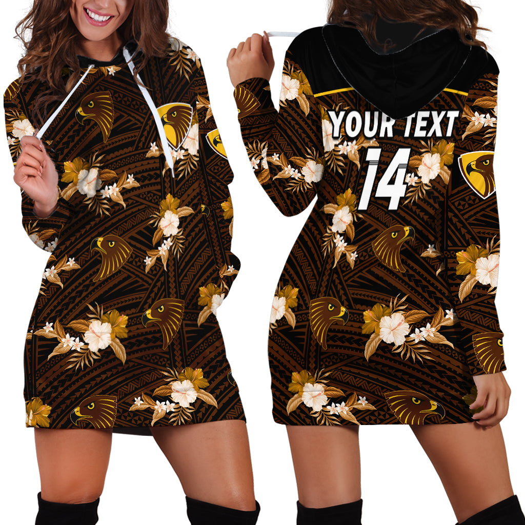 custom-text-and-number-hawthorn-football-hoodie-dress-hawks-polynesian-tribal-mix-tropical-hawaiian-style