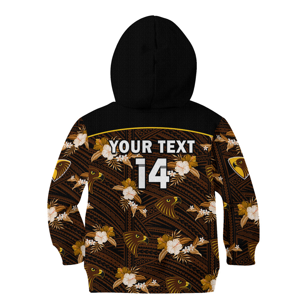 custom-text-and-number-hawthorn-football-kid-hoodie-hawks-polynesian-tribal-mix-tropical-hawaiian-style