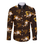 custom-text-and-number-hawthorn-football-long-sleeve-button-shirt-hawks-polynesian-tribal-mix-tropical-hawaiian-style