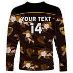 custom-text-and-number-hawthorn-football-long-sleeve-shirt-hawks-polynesian-tribal-mix-tropical-hawaiian-style