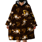 custom-text-and-number-hawthorn-football-wearable-blanket-hoodie-hawks-polynesian-tribal-mix-tropical-hawaiian-style