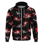 custom-text-and-number-essendon-football-hoodie-bombers-polynesian-tribal-mix-tropical-hawaiian-style
