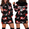 custom-text-and-number-essendon-football-hoodie-dress-bombers-polynesian-tribal-mix-tropical-hawaiian-style