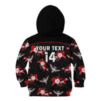 custom-text-and-number-essendon-football-kid-hoodie-bombers-polynesian-tribal-mix-tropical-hawaiian-style