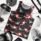 custom-text-and-number-essendon-football-men-tank-top-bombers-polynesian-tribal-mix-tropical-hawaiian-style