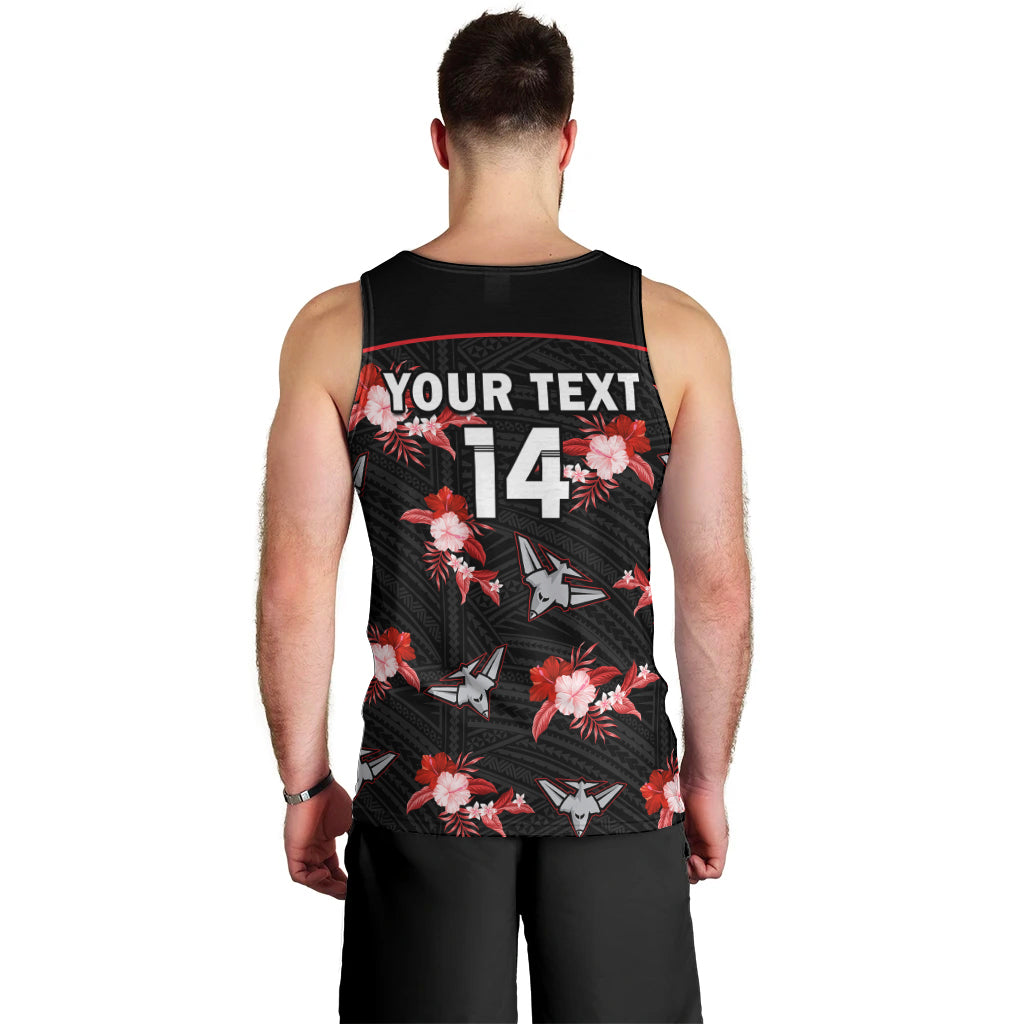 custom-text-and-number-essendon-football-men-tank-top-bombers-polynesian-tribal-mix-tropical-hawaiian-style