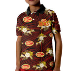 custom-text-and-number-gold-coast-football-kid-polo-shirt-suns-polynesian-tribal-mix-tropical-hawaiian-style