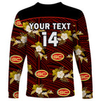 custom-text-and-number-gold-coast-football-long-sleeve-shirt-suns-polynesian-tribal-mix-tropical-hawaiian-style