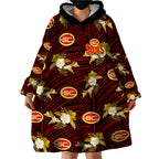 custom-text-and-number-gold-coast-football-wearable-blanket-hoodie-suns-polynesian-tribal-mix-tropical-hawaiian-style