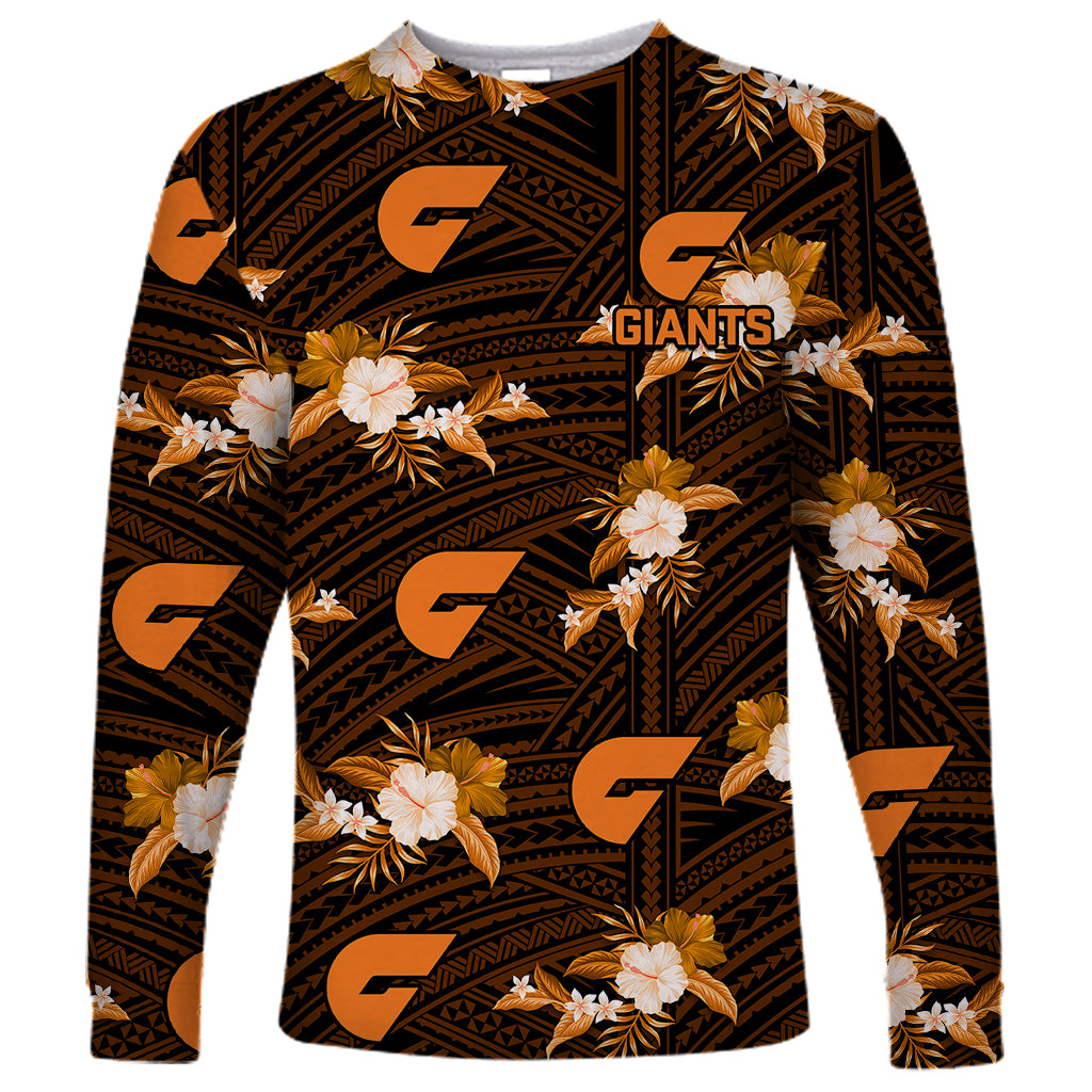 custom-text-and-number-giants-football-long-sleeve-shirt-gws-polynesian-tribal-mix-tropical-hawaiian-style