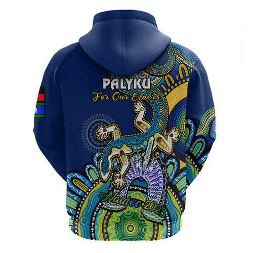 australia-naidoc-2023-hoodie-palyku-indigenous-lizard-for-our-elders