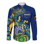australia-naidoc-2023-long-sleeve-button-shirt-palyku-indigenous-lizard-for-our-elders
