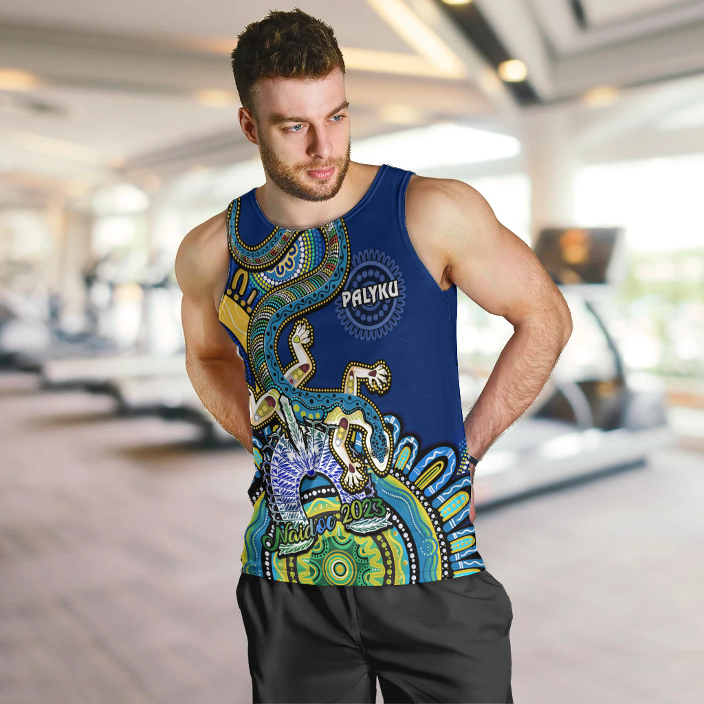australia-naidoc-2023-men-tank-top-palyku-indigenous-lizard-for-our-elders