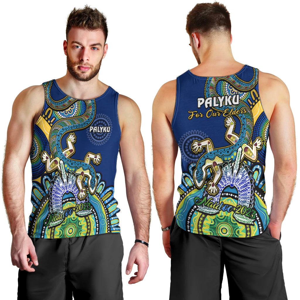 australia-naidoc-2023-men-tank-top-palyku-indigenous-lizard-for-our-elders