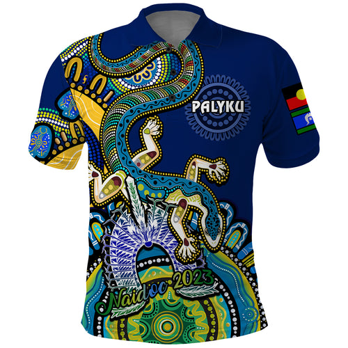 australia-naidoc-2023-polo-shirt-palyku-indigenous-lizard-for-our-elders
