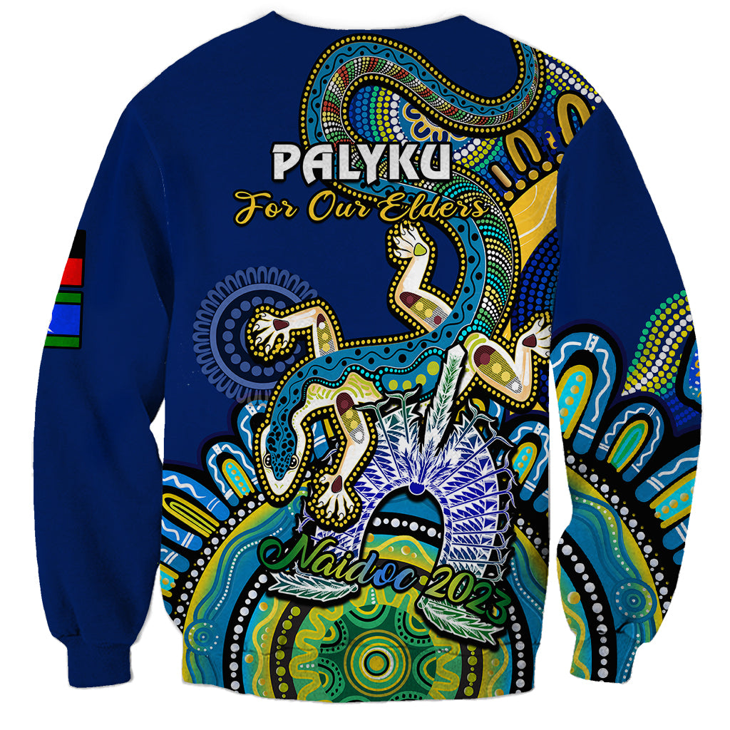 australia-naidoc-2023-sweatshirt-palyku-indigenous-lizard-for-our-elders