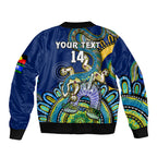 custom-text-and-number-australia-naidoc-2023-bomber-jacket-palyku-indigenous-lizard-for-our-elders