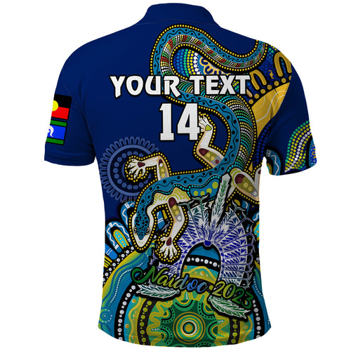 custom-text-and-number-australia-naidoc-2023-polo-shirt-palyku-indigenous-lizard-for-our-elders