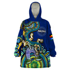 custom-text-and-number-australia-naidoc-2023-wearable-blanket-hoodie-palyku-indigenous-lizard-for-our-elders