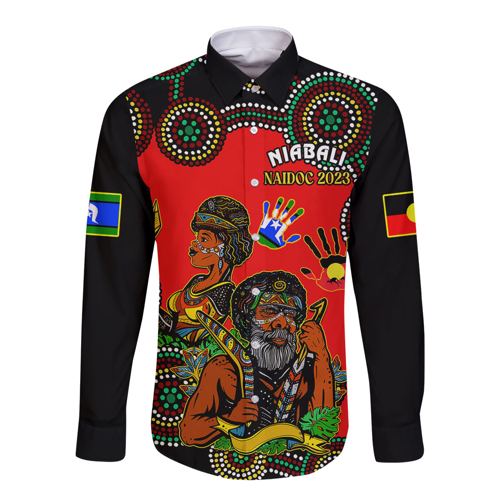 australia-naidoc-2023-long-sleeve-button-shirt-niabali-indigenous-for-our-elders