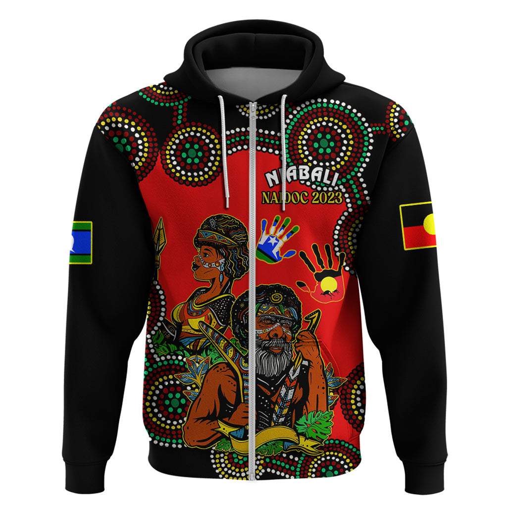 custom-text-and-number-australia-naidoc-2023-hoodie-niabali-indigenous-for-our-elders