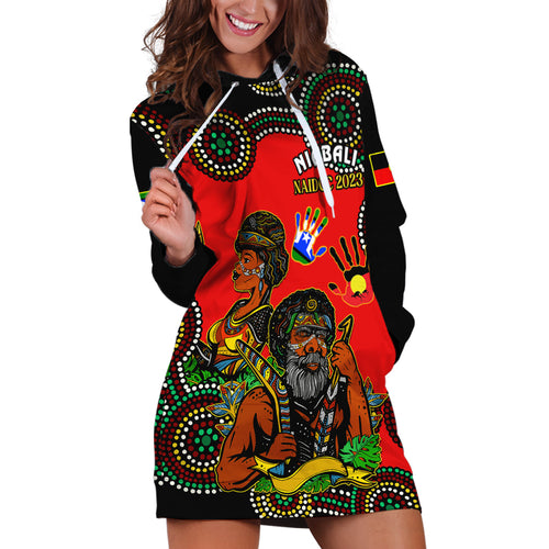 custom-text-and-number-australia-naidoc-2023-hoodie-dress-niabali-indigenous-for-our-elders
