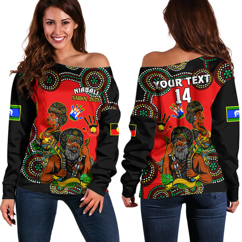 custom-text-and-number-australia-naidoc-2023-off-shoulder-sweater-niabali-indigenous-for-our-elders