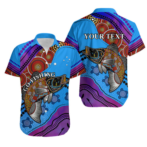 custom-personalised-australia-hawaiian-shirt-go-fishing-aboriginal-art