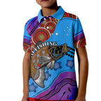 custom-personalised-australia-kid-polo-shirt-go-fishing-aboriginal-art