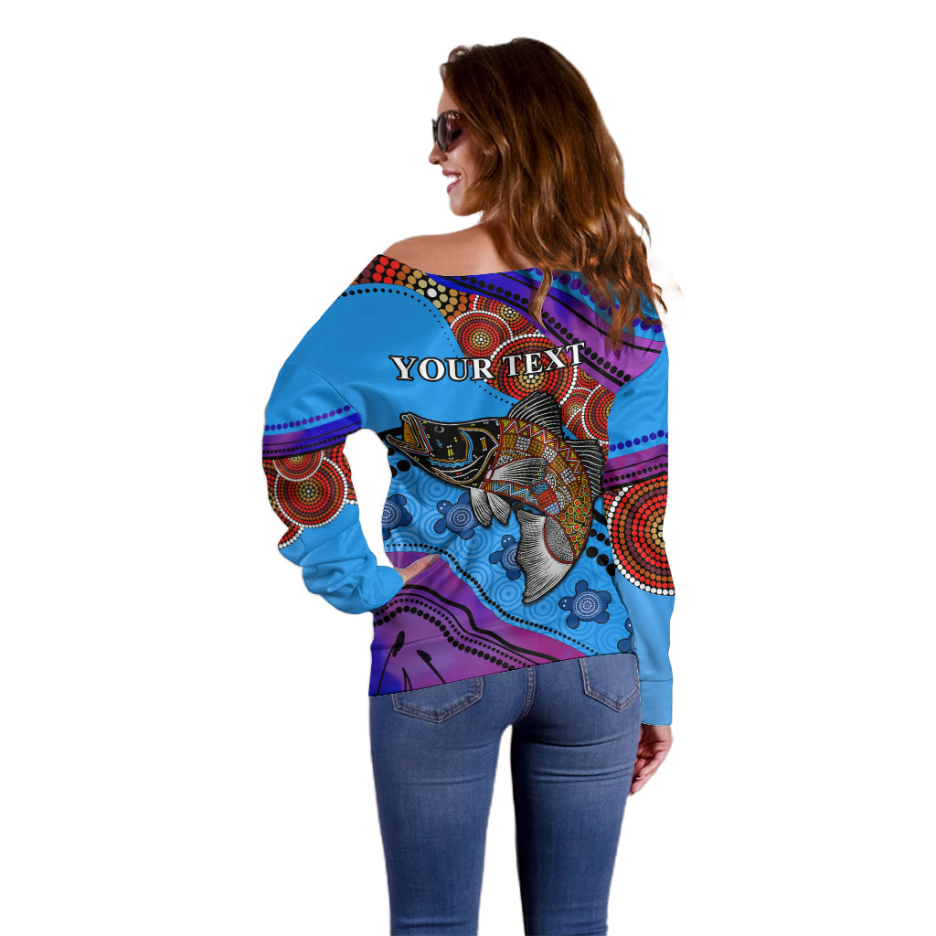 custom-personalised-australia-off-shoulder-sweater-go-fishing-aboriginal-art
