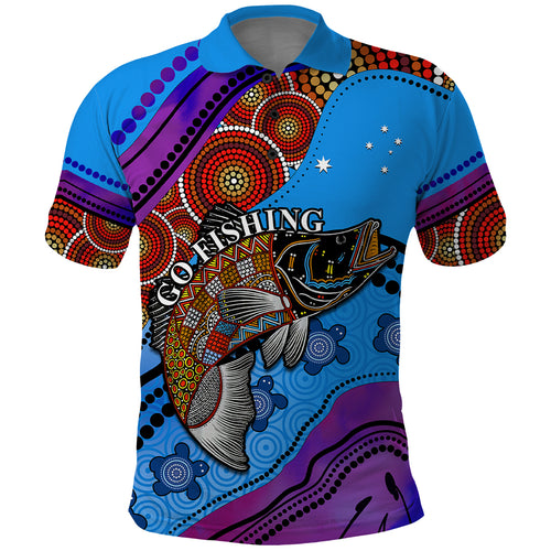 custom-personalised-australia-polo-shirt-go-fishing-aboriginal-art