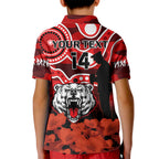 custom-text-and-number-north-sydney-rugby-anzac-kid-polo-shirt-bears-indigenous-mix-camouflage-poppy