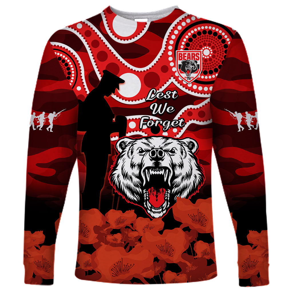 custom-text-and-number-north-sydney-rugby-anzac-long-sleeve-shirt-bears-indigenous-mix-camouflage-poppy