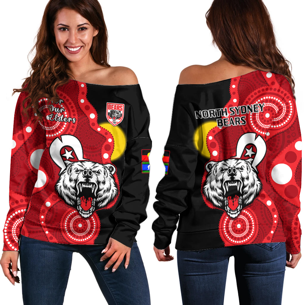 north-sydney-rugby-naidoc-off-shoulder-sweater-bears-indigenous-for-our-elders