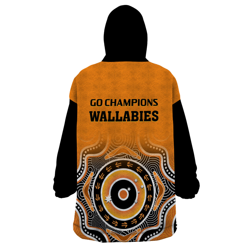 wallabies-rugby-wearable-blanket-hoodie-aussie-go-champions-indigenous-orange