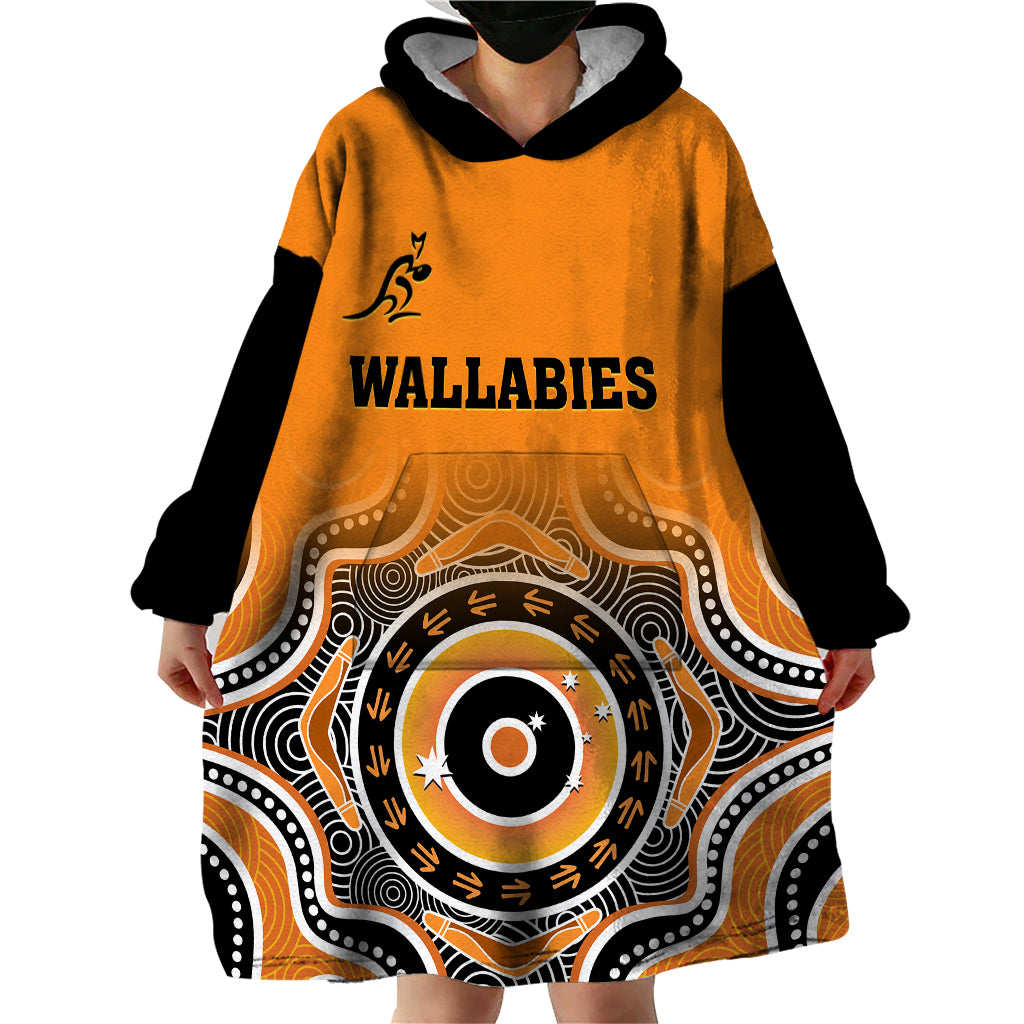 wallabies-rugby-wearable-blanket-hoodie-aussie-go-champions-indigenous-orange