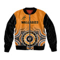 custom-text-and-number-wallabies-rugby-bomber-jacket-aussie-go-champions-indigenous-orange