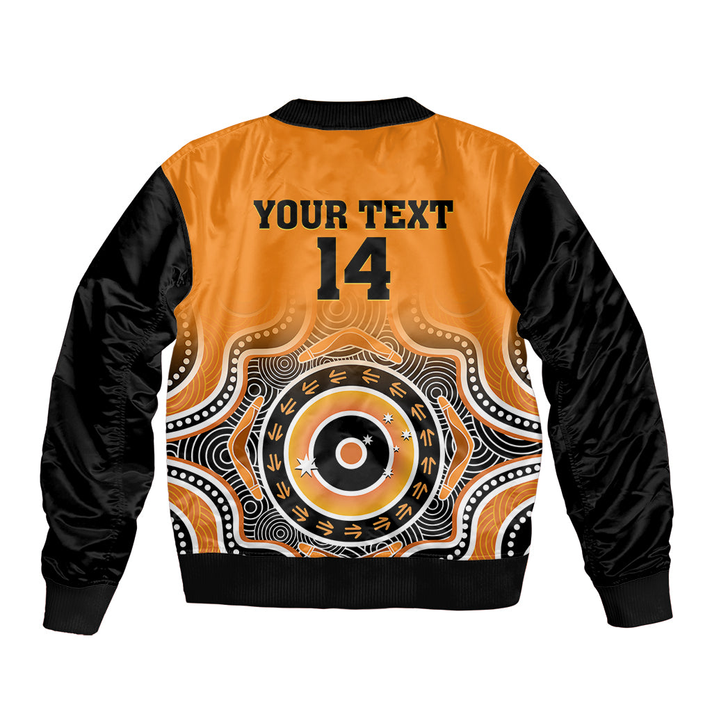 custom-text-and-number-wallabies-rugby-bomber-jacket-aussie-go-champions-indigenous-orange