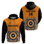 custom-text-and-number-wallabies-rugby-hoodie-aussie-go-champions-indigenous-orange