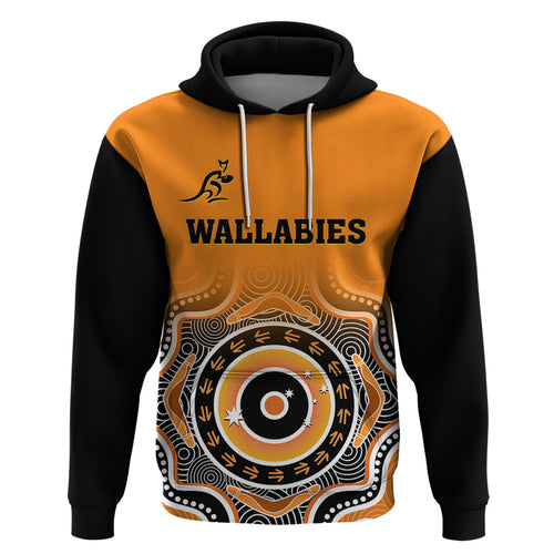 custom-text-and-number-wallabies-rugby-hoodie-aussie-go-champions-indigenous-orange
