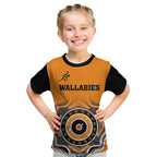 custom-text-and-number-wallabies-rugby-kid-t-shirt-aussie-go-champions-indigenous-orange