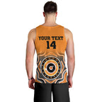 custom-text-and-number-wallabies-rugby-men-tank-top-aussie-go-champions-indigenous-orange