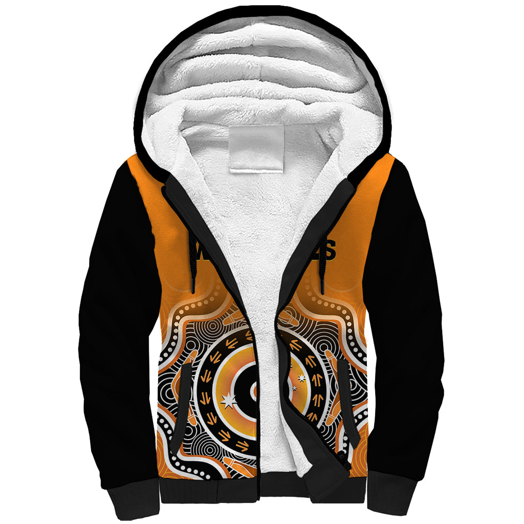 custom-text-and-number-wallabies-rugby-sherpa-hoodie-aussie-go-champions-indigenous-orange