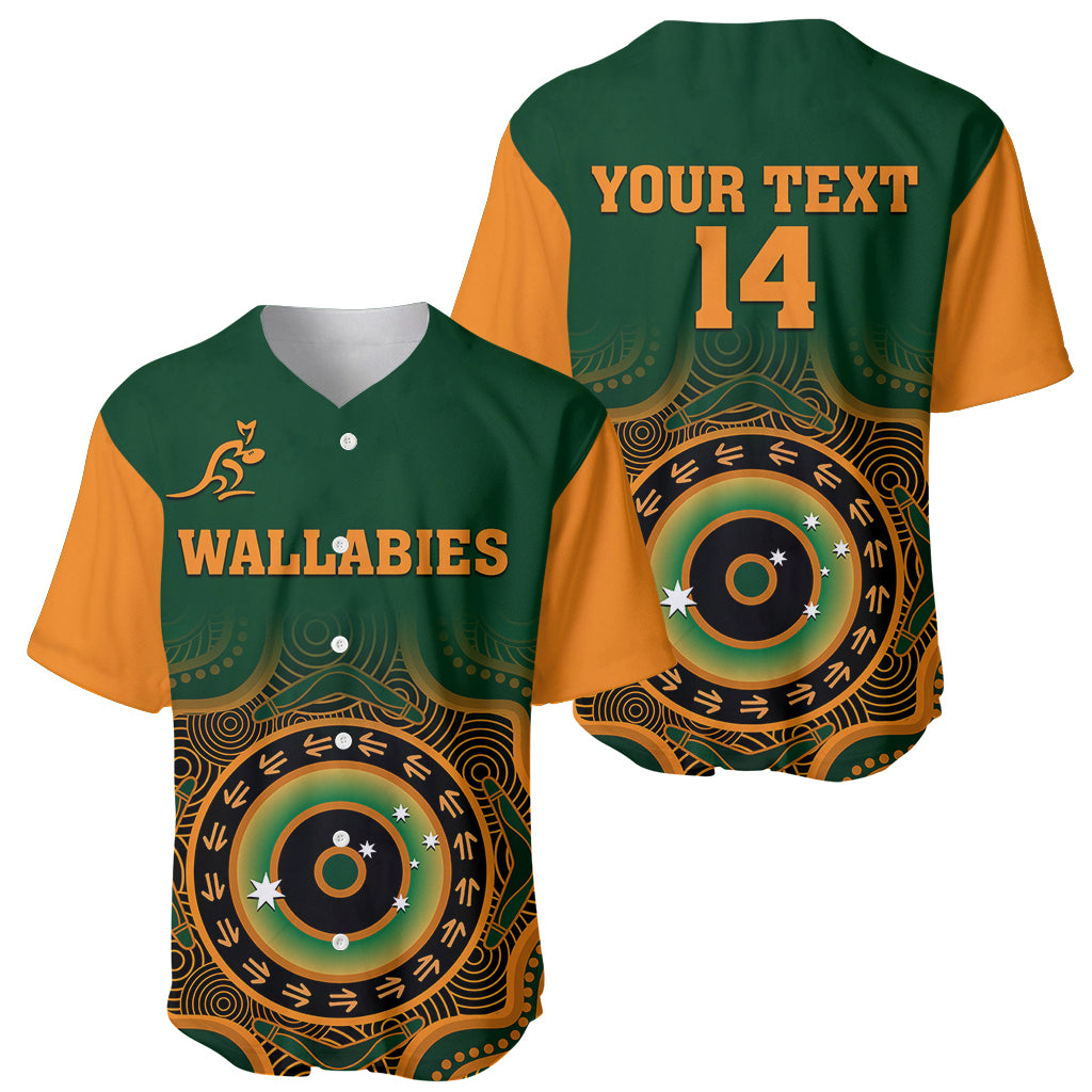 custom-text-and-number-wallabies-rugby-baseball-jersey-aussie-go-champions-indigenous-green