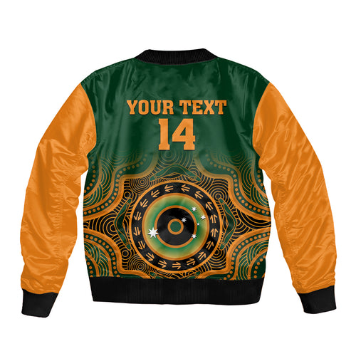 custom-text-and-number-wallabies-rugby-bomber-jacket-aussie-go-champions-indigenous-green