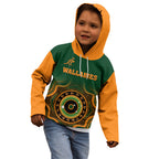 custom-text-and-number-wallabies-rugby-kid-hoodie-aussie-go-champions-indigenous-green